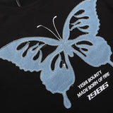 Women T-shirt Embroidered Short-Sleeved T-shirt for Girls Casual Short