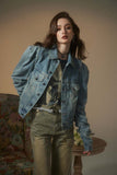 Unisex Jacket Fall Vintage Denim Jacket Women's Clothing