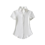 Women T-Shirt Short T-shirt Women Spring and Summer Short Sleeve Top