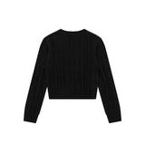 Women Sweater Short Knitwear for Women Autumn Crew Neck