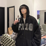 Men Hoodie Cardigan Hoodie Men's Spring and Autumn Design Coat Autumn