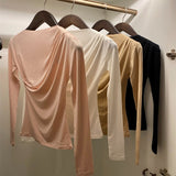 Women Long Sleeve Shirt Slim Top for Women