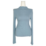 Women Long Sleeve Shirt Women's Slim Fit Outerwear Autumn