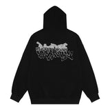 Men Hoodie Letter Hooded Sweater Spring and Autumn Men's Loose Casual Long Sleeves Pullover