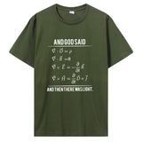 Funny God Said Maxwell Equations and Then There Was Ligh