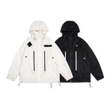 Unisex Jacket Autumn Double Zipper Hooded Jacket Women's Clothing
