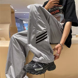 Men Sweatpants Function Tactical Pants Men's Summer Wide Leg Leisure Pu Shuai Loose