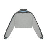 Women Sweater Color Matching Short Sweater Women's Cardigan Sweater