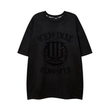 Men T Shirt Fashion Brand Printing Casual Short Sleeve T-shirt Men and Women College Style Vintage