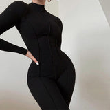 Women Jumpsuit Women's Fashion High Waist Casual Sports Jumpsuit
