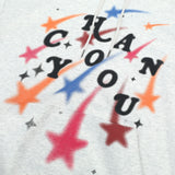 Men Hoodie Glitter Colorful Meteor Hooded Sweater