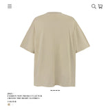 American vintage street T-shirt loose cotton summer retro men's wear