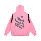 Men Hoodie Letter Printed Hoodie Men Loose Hoodie