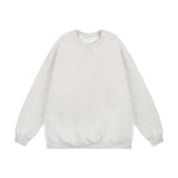 Men Hoodie Crew Neck Sweater Men's Loose and Simple Long Sleeve Pullover