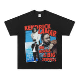 Kendrick Lamar T Shirts Hip Hop Rap Loose Short Sleeves