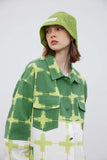 Unisex Jacket Fall Multicolor Printing Jacket Women's Clothing