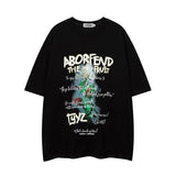 Men T Shirt Printed round Neck Short Sleeve T-shirt Baby Boy and Girl Summer Loose