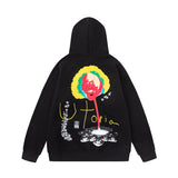 Travis Scott Hoodie FW24 English alphabet pattern print hooded loose sweater