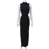 Women Desses Vest Split Tight Dress Women