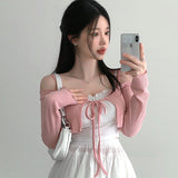 Women Long Sleeve Shirt Short Long Sleeve Autumn