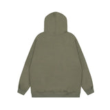 Men Hoodie Hoodie Men's Letter Loose Lapel Pullover Hoodie