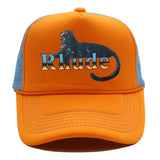 Rhude Hat Mesh Cap Animal Print Mesh Baseball Cap