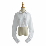 Women T-Shirt Shirt Women Autumn Button Top