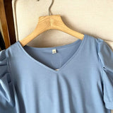 Women T-Shirt T-shirt Women's Short Sleeve Summer White T-shirt Loose