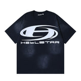 Men's t-shirt with rhinestone print, 100% cotton print
