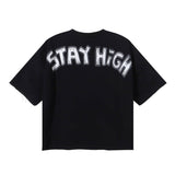 Bkys hot diamond washed pure cotton hip hop printed t-shirt g