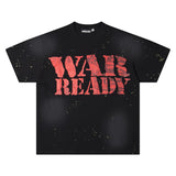 Hip-hop streetwear short sleeve tee - 100% cotton street print