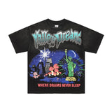 Duaa pure cotton t-shirt g direct injection hip hop printing