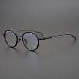 CHH Chrome Hearts Glasses Handmade Titanium Round Frame