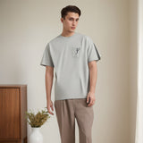 Men T Shirts Printed Short-Sleeved T-shirt for Men and Women