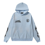 Hoodie Retro abstract print