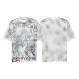 Men's t-shirt with rhinestone print, 100% cotton print