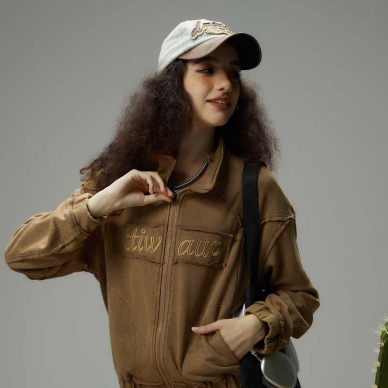 Unisex Sweater Autumn Vintage Letter Print