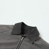 Unisex Down Jacket Men's Winter Vintage Fake Two-Piece Padded Jacket