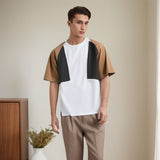 Men's T-shirt Summer Short-Sleeved T-shirt Men's Wide