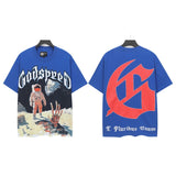 Godspeed men's youth t-shirt - short sleeve, washed print, 100% cotton, american retro style