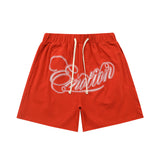 Mixed Emotion T-Shirt Embroidered Lapel Short Sleeve Shorts