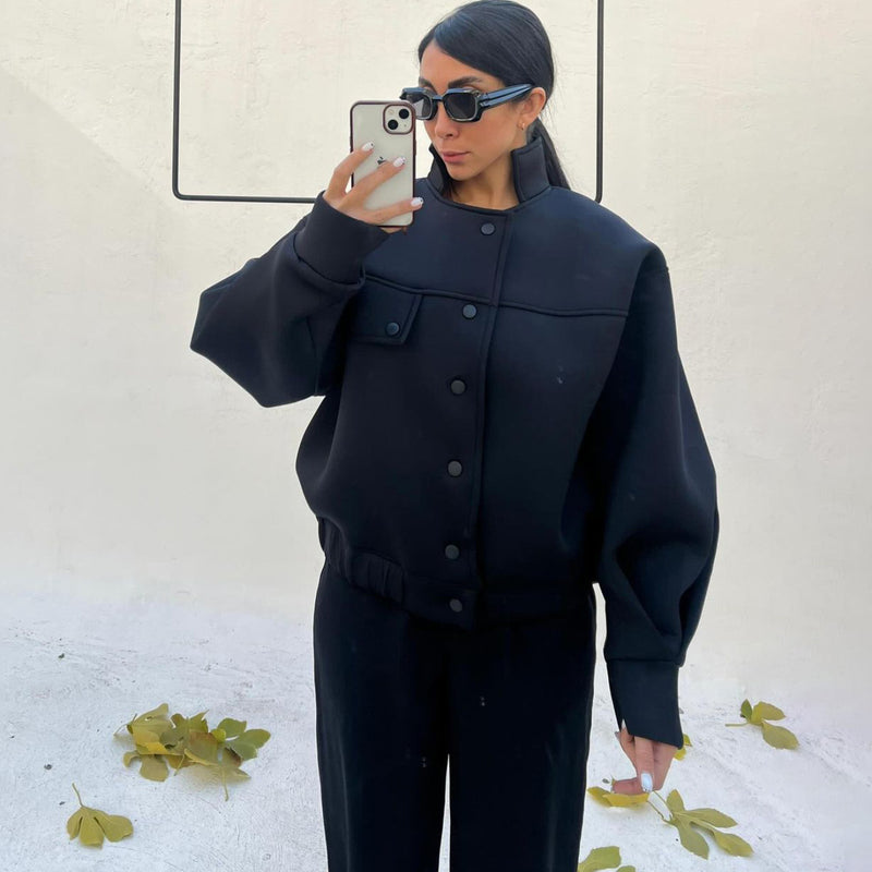 Women Sweatshirt Autumn Women's Jacket Loose Long Sleeve Cardigan