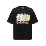 American street retro duaa direct injection printing pure cotton t-shirt g