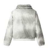 Unisex Down Jacket Men's Winter Vintage Fur Collar Jacket