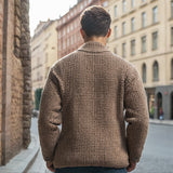 Men Jacket Winter Loose Lapel Sports Jacket