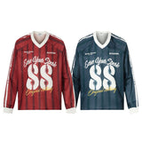 Unisex long-sleeved shirt autumretrostripes