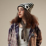 Unisex Sweater Autumn Trendy Hooded Color Block Shirt