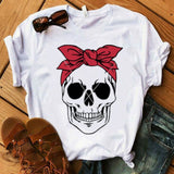 2024Plant Feather Print T-shirt Fashion Cartoon Plant Feather Print Women's Short Sleeve