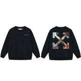 Off OW White Sweatshirt oil painting