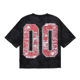 Bkys american direct injection street printing hot diamond pure cotton t-shirt g
